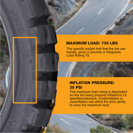 Continental TKC 80 150/70B18 M/C 70Q TL Twinduro Rear Motorcycle Tire, VDual Sport Adventure Tire, Tubeless Blackwall, On/Off-Road, Open block tread design, Mud and Snow Rating