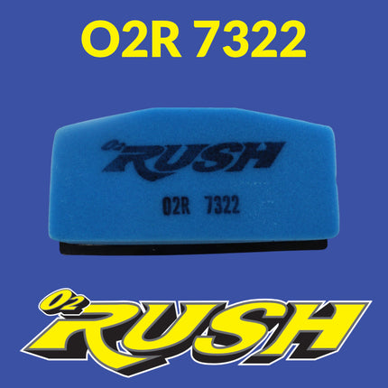 O2 RUSH High‑Performance Adventure Bike & ATV/SXS Air Filter - Fits BMW R1300GS (2023+) – Washable, Reusable, Maximum Airflow & Engine Protection - CNC‑Pre-Oiled Air Filter (2 Pack)