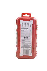 Milwaukee ONE-Piece Carbide Hole Cutter Set 4PC – 7/8", 1-1/8", 1-3/8", 1-3/4" – Up to 5X Life & 50% Faster Cuts in Stainless Steel & Metal - Includes Carrying Case