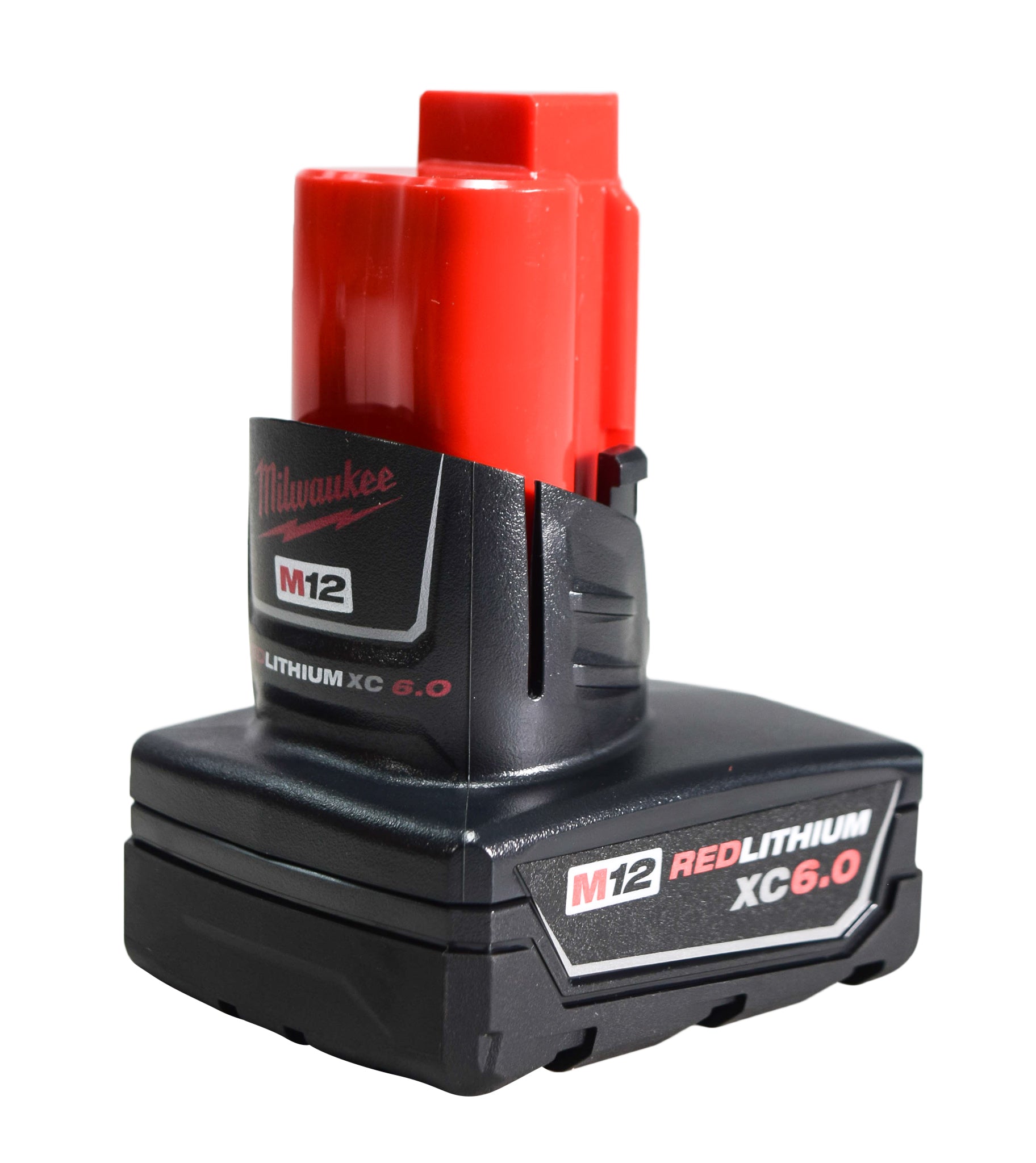 Milwaukee M12 12-Volt Lithium-Ion 6.0Ah Battery and Charger Kit – Includes Two M12 REDLITHIUM XC 6.0 Extended Capacity Batteries & M12 Charger, Long Runtime, Compatible with All Milwaukee M12 Tools