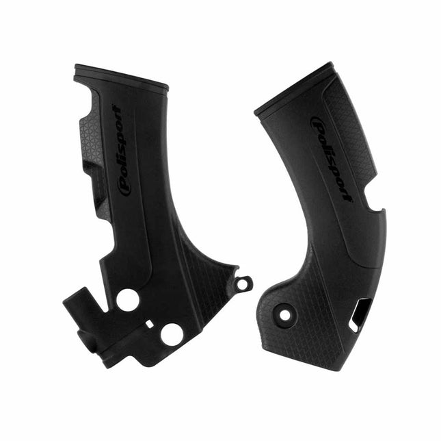 Polisport Motocross (MX) Motorcycle Frame Protector for Yamaha WR 250/450F YZ 250/450F & YZ 250/450FX (2018-2024) Dirt Bikes- OEM Quality for Superior Fit & Durable Protection - Black
