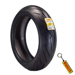 Pirelli Diablo Rosso III 180/55 ZR17 Rear Motorcycle Tire with Keychain