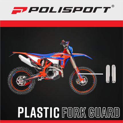 Polisport 8399100002  Fork Guards Beta RR X-Pro / Race (2025-26)  &  Beta RR 2T/4T (2019-26) – Durable OEM‑Style White Fork Protectors