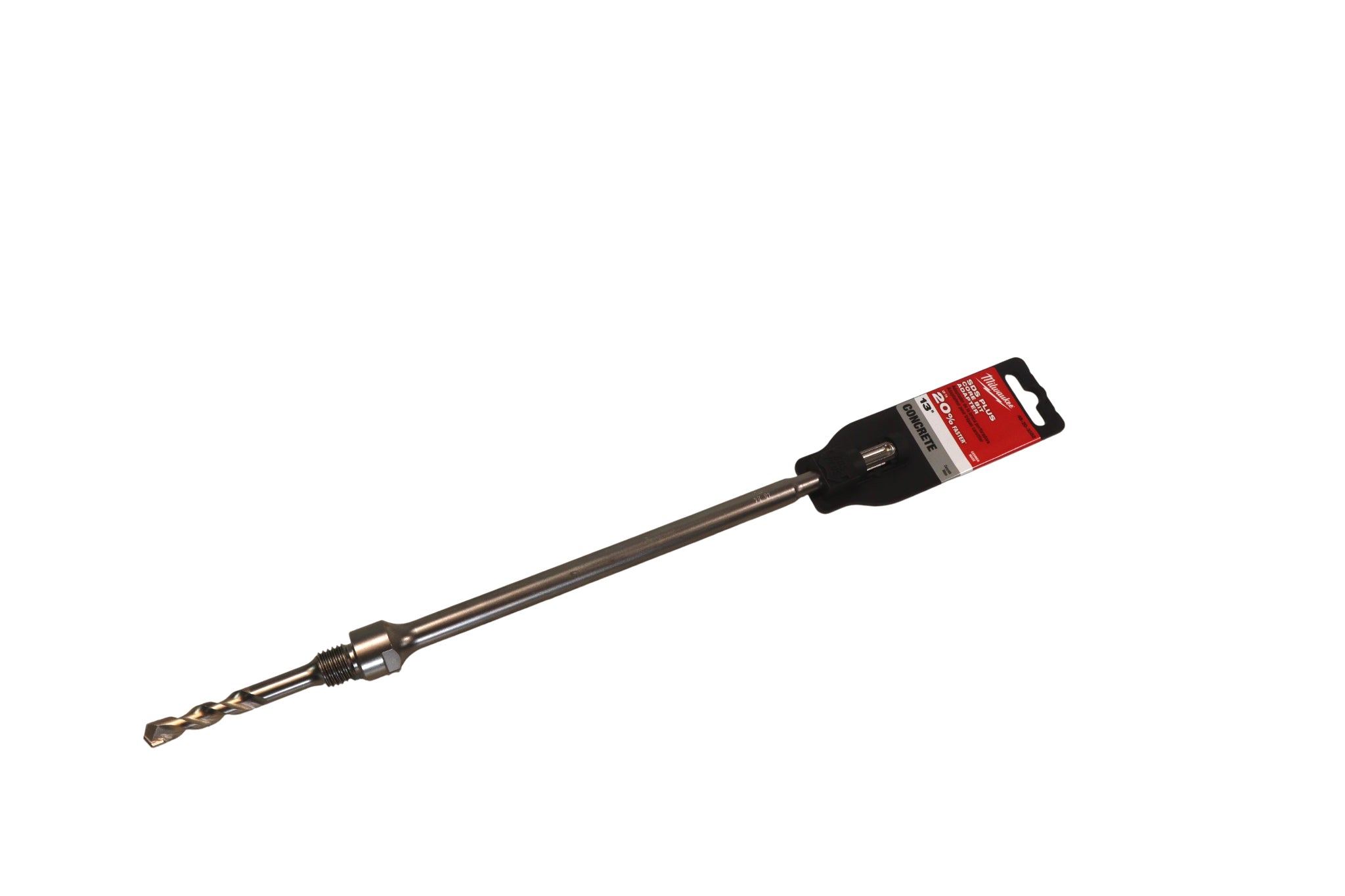 Milwaukee 13-Inch SDS-Plus Core Bit Adapter – Heavy-Duty Steel Adapter for SDS-Plus Rotary Hammers – Enables Use of Core Bits for Concrete, Masonry/Stone Drilling – Durable, Precision-Machined Design