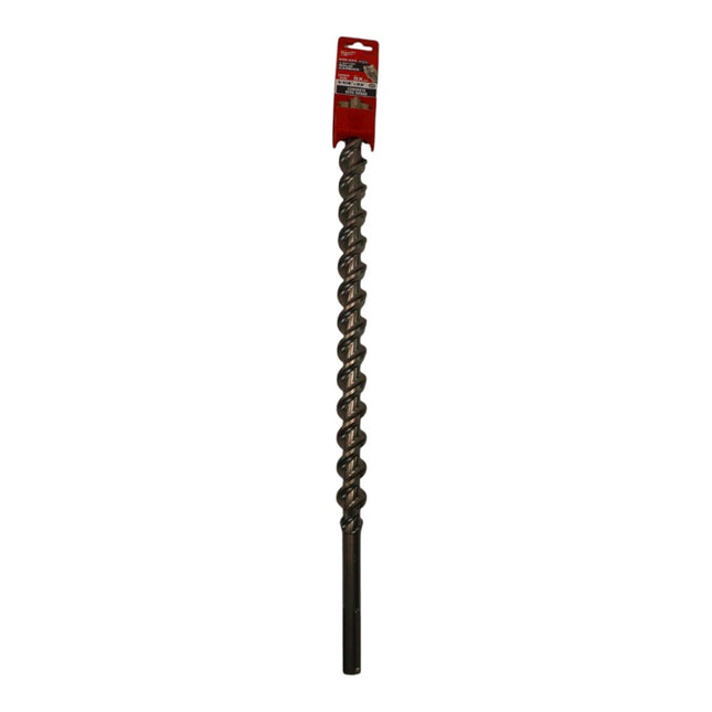 Milwaukee 48-20-8972 SDS-MAX 4CT MX4 Drill Bit, 1-1/4 in. x 18 in. x 23 in., Rebar Guards for Durability in Hard Aggregate & Rebar, Sharp Centering Tip for Exact Drilling in Concrete