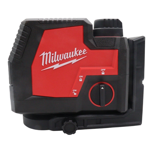 Milwaukee 3522-21 Green 100 ft. Cross Line and Plumb Points Rechargeable Laser Level with REDLITHIUM Lithium-Ion USB Battery and Charger