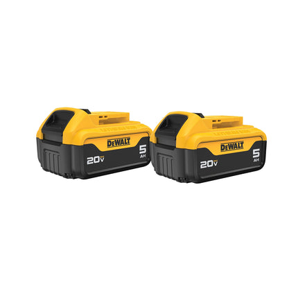 DEWALT DCB205 20V MAX Lithium-Ion 5.0Ah Battery (2 Pack)