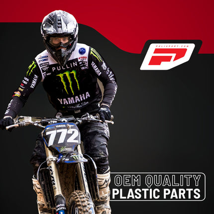 Polisport 8681600001 Number Plate for Yamaha YZ450F 2026+ – Blue – OEM-Style Replica Front Number Plate with Durable Gloss Finish Perfect Factory Fit Impact Resistant
