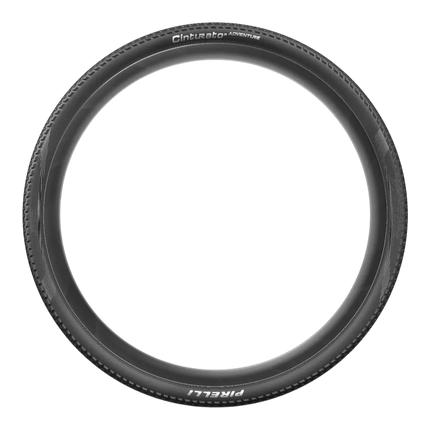 Pirelli Cinturato Adventure 50 622 (700x50c) Black Gravel Bike Tire   Tubeless Ready Bikepacking Tire with ProWALL Protection & Bonus Keychain