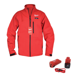 Milwaukee M100R-21 M12 Heated TOUGHSHELL Jacket Kit, Red, Small