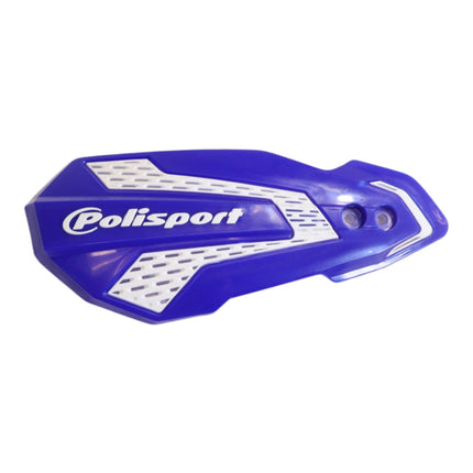 Polisport 8308200064 MX Flow Handguards for Yamaha YZ/YZF/WR 2026+ – Blue/White – Pair of Performance Handguards with Durable Finish Perfect Factory Fit Impact Resistant