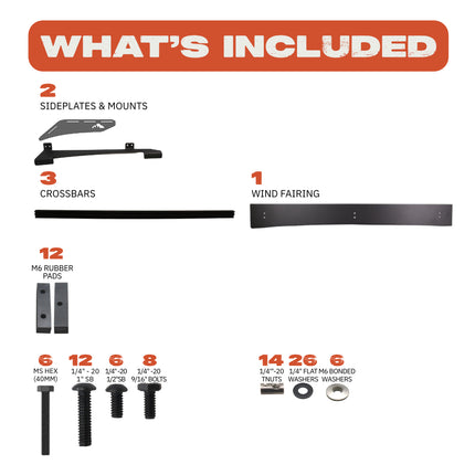 Sherpa 192744 The Animas Half Height 21" Roof Rack for 2005-2023 Toyota Tacoma - Full-Length Aluminum, 1/4" Side Panels, Drill-Free No Modification, Black Textured Powder Coat Finish