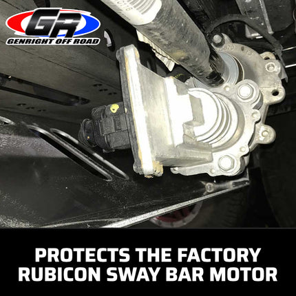 Gen-Right FBB-10040 Aluminum Stubby Front Winch Bumper for Jeep Wrangler JL / JLU & Gladiator JT - Recessed Winch Slot, Direct Bolt-On, Made in USA