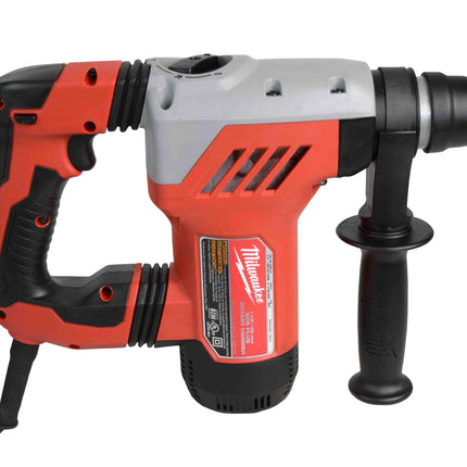Milwaukee 1-1/8" SDS-Plus Rotary Hammer Kit – 8.0 AMP Corded Hammer Drill with Anti-Vibration Technology, Variable Speed, Hammer/Drill/Chisel Modes, Side Handle, Depth Rod, Carrying Case
