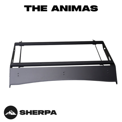 Sherpa 192844 The Animas Full Height 21" Roof Rack for 2005-2023 Toyota Tacoma - Full-Length Aluminum, 1/4" Side Panels, Drill-Free No Modification, Black Textured Powder Coat Finish