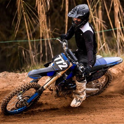 Polisport 8352300009 OEM‑Quality Blue Fork Guards for Yamaha YZ450F (2023→) and YZ250F (2024→) – Durable Injection‑Molded Plastic with Perfect OEM Fit and High‑Gloss Finish