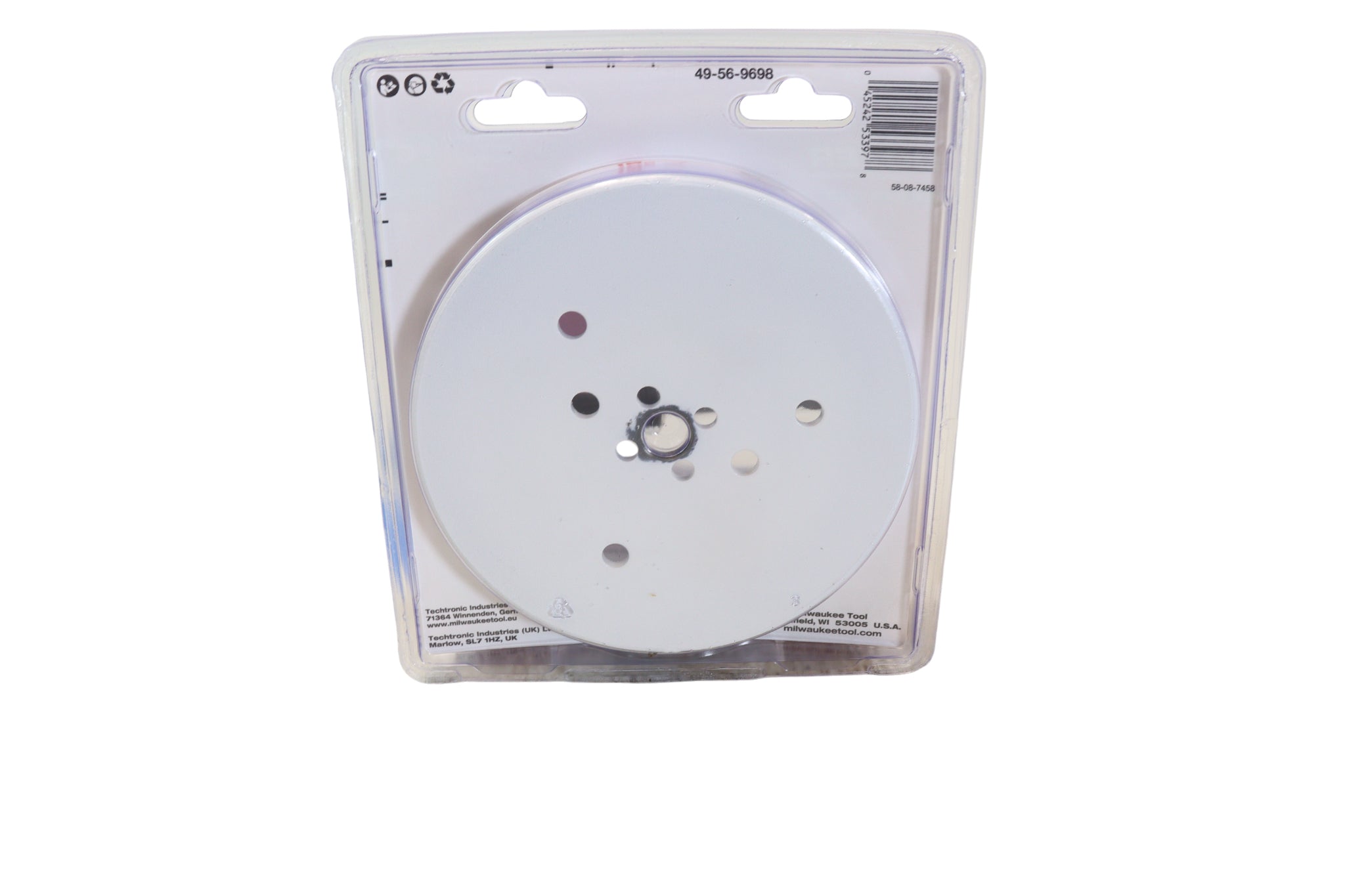 Milwaukee 6-Inch Hole Dozer Bi-Metal Hole Saw with Arbor – Reinforced Backing Plate & Plug Jack Ejection Slots – Ideal for Wood, Metal, PVC, Drywall & Plastic Cutting Applications