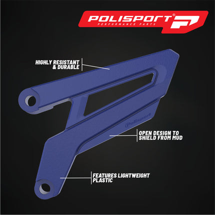 Polisport Front Sprocket Protector Guard Durable Impact Shield for KTM SX/XC/EXC/XCW 150-450 (2016-23), Husqvarna TC/TE/FC/FE 250-501 (2016-23), Mud-Resistant (Black)