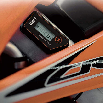 GET GK-GETHM-0002 Wireless Hour Meter - Stick-On Vibration Engine Hour Counter with Resettable Timer - IP68 Waterproof, Made for Motorcycles, ATVs & More