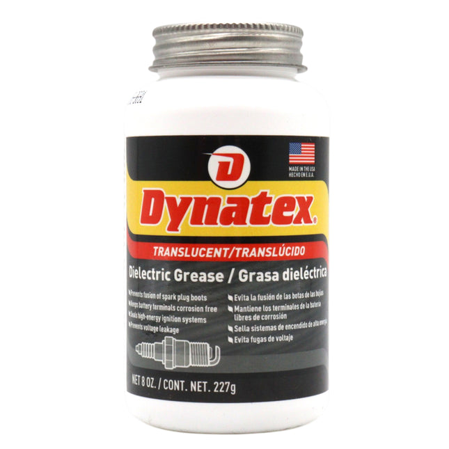 Dynatex Silicone Dielectric Paste 8 oz Tube - High Temp Vacuum & Water Resistant, Protects Electrical Connections, Non-Hardening (Single)