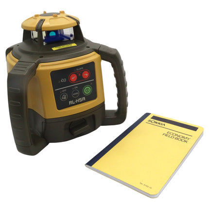 Topcon RL-H5A Next Generation Self-Leveling Horizontal Rotary Laser Level Kit with LS-80X Receiver, Holder, Case & Field Book - 2600 ft (800m) Range, ±10 Arc Second Accuracy, IP66 Dust/Water Resistant