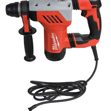 Milwaukee 1-1/8" SDS-Plus Rotary Hammer Kit – 8.0 AMP Corded Hammer Drill with Anti-Vibration Technology, Variable Speed, Hammer/Drill/Chisel Modes, Side Handle, Depth Rod, Carrying Case