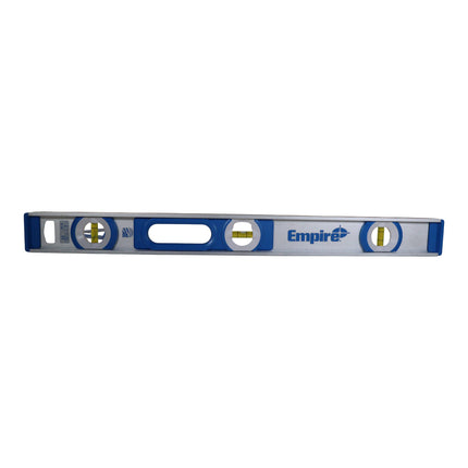 Empire 24-Inch Aluminum I-Beam Level – Professional 3-Vial Precision Level with High-Contrast Acrylic Mono Vials, Top-Read Window, Ergonomic Grip Zones & Shock-Absorbing End Caps