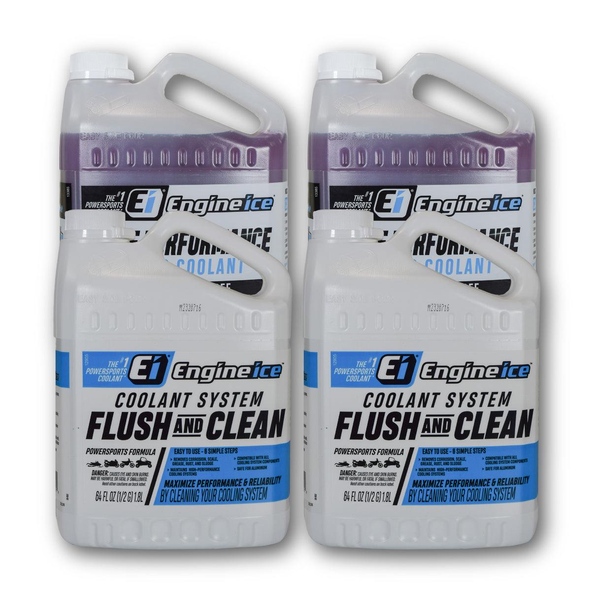 Racing Coolant with Flush and Clean 4 Pack