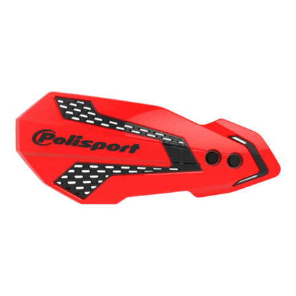 Polisport 8308200021 MX Flow Handguard Fits Honda CRF450R 2009+ CRF250R 2020+ CR 2007+ CRF‑X 2009+ – Durable Ventilated Off‑Road Hand Guards – Red/Black