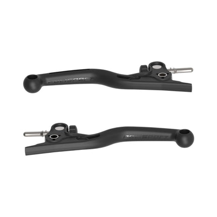 Polisport 91636 APT Levers Kit Fits KTM SX85 2021‑2026 – Black Unbreakable Composite + Stainless‑Steel Core Brake & Clutch Lever Set OEM‑Feel Controls