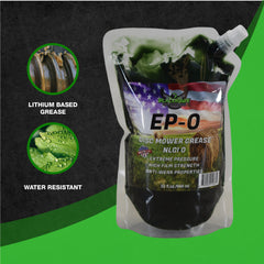 BLACKHAWK PERFORMANCE Lithium EP0 Grease for Disc Mowers and Gear Boxes, 32 oz EZ Squeeze Pouch (3pk)