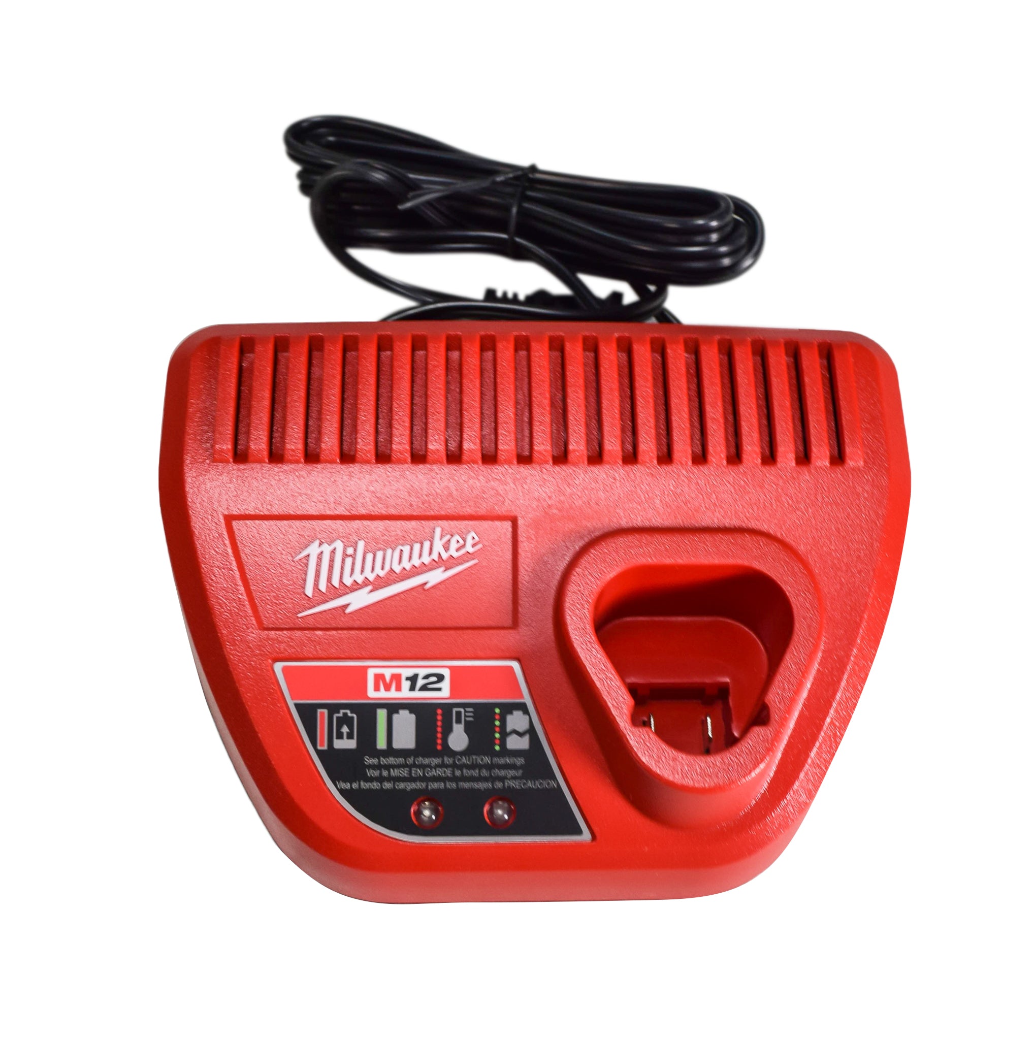 Milwaukee M12 12-Volt Lithium-Ion 6.0Ah Battery and Charger Kit – Includes Two M12 REDLITHIUM XC 6.0 Extended Capacity Batteries & M12 Charger, Long Runtime, Compatible with All Milwaukee M12 Tools