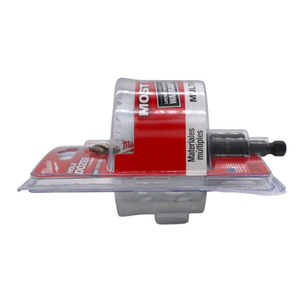 Milwaukee 49-56-9669 Hole Dozer 2-1/2 in. Bi-Metal Hole Saw with 3/8 in. Arbor and Pilot Bit, 3.5 Teeth Per Inch, 1-5/8 in. Cutting Depth
