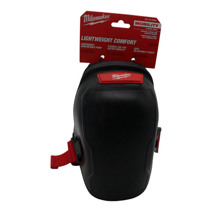 Milwaukee Free-Flex Knee Pad – Lightweight Professional Work Knee Protection with Adjustable Straps, Water-Resistant Foam Cap & Secure Buckle – Universal Fit Jobsite Comfort Pad