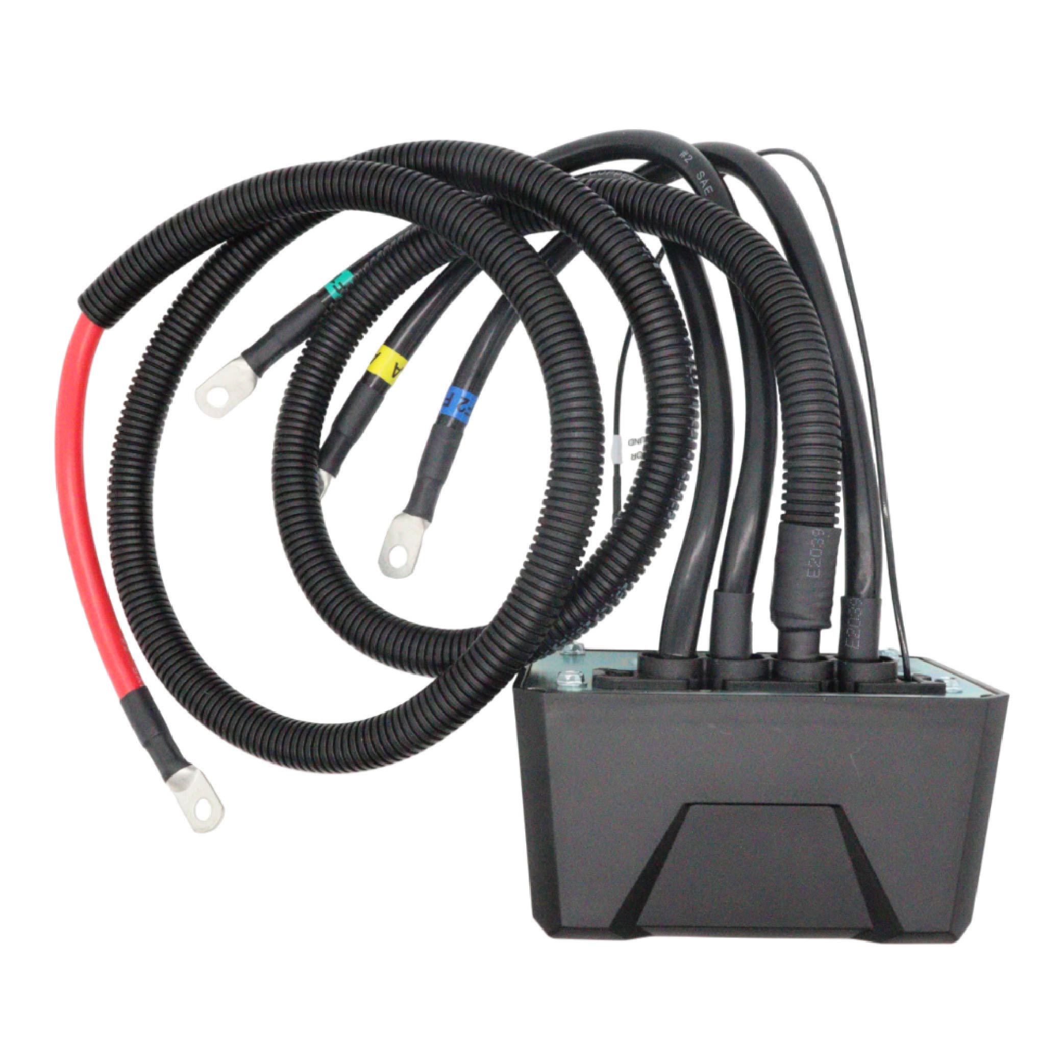 WARN 97720 M12-S Electric 12V Heavyweight Winch with Spydura Synthetic Cable Rope: 3/8" Diameter x 100' Length, 6 Ton (12,000 lb) Pulling Capacity