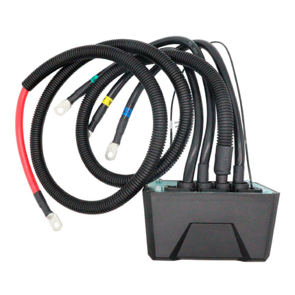 WARN 97720 M12-S Electric 12V Heavyweight Winch with Spydura Synthetic Cable Rope: 3/8" Diameter x 100' Length, 6 Ton (12,000 lb) Pulling Capacity