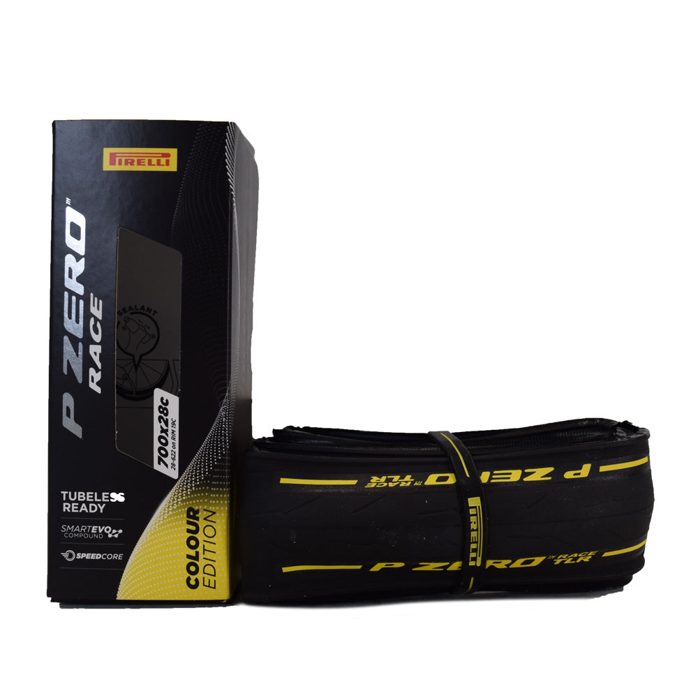 Pirelli P ZERO Race Color Edition (Yellow) 28-622 (700 x 28c) Road Bike Tire - High Performance and Style