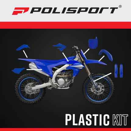 Polisport 91652 Full Plastic Kit for Yamaha YZ125 YZ250 22-26 OEM Blue. Complete Replica Bodywork w/ Front & Rear Fenders, Side Panels, Number Plate, Radiator Scoops & Fork Guards