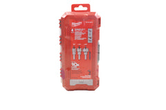 Milwaukee ONE-Piece Carbide Hole Cutter Set 4PC – 7/8", 1-1/8", 1-3/8", 1-3/4" – Up to 5X Life & 50% Faster Cuts in Stainless Steel & Metal - Includes Carrying Case