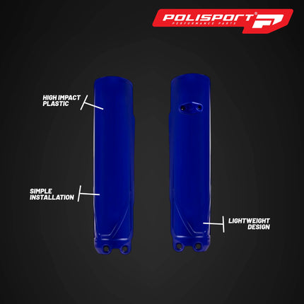 Polisport Premium Fork Guards for Sherco SE-R 125/250/300/450 & SEF-R 250/300 2025+ Models - Durable Polypropylene Protection Against Rocks, Debris & Scratches, Easy OEM-Style Installation