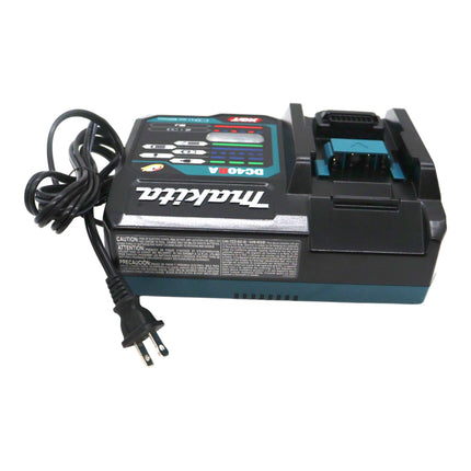 Makita DC40RC 40V MAX XGT Lithium-Ion Battery Charger, Standard Fast Charger with Cooling Fan and LED Charge Indicator, Compatible with XGT Batteries