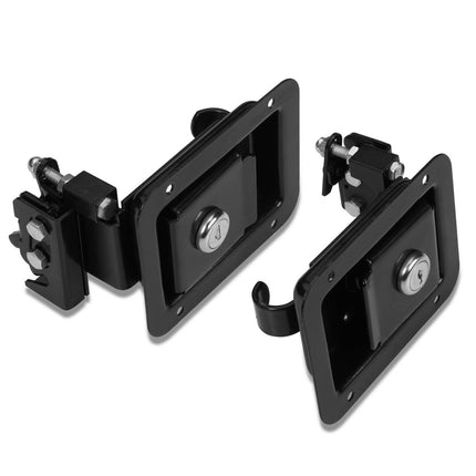 Gen-Right DSK-2200 Aluminum Half Doors Pair with Door Latch Kit for Wrangler TJ/LJ - Lightweight, Trail-Ready Visibility, No Latch Included - Made in the USA