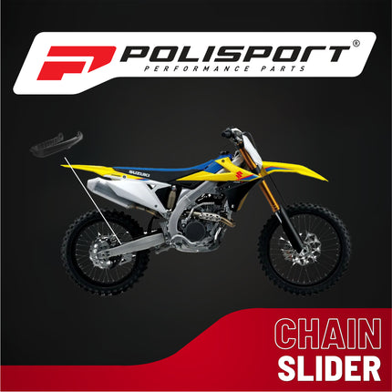 Polisport Chain Slider RM125/250 (01?08) RM-Z450 (05-06/08-09) RM?Z250 (07-09) – Dirt Bike – OEM Quality, Durable Wear Resistant Polyamide, Long Lasting Protection & Perfect Fit (8451600001)– Black