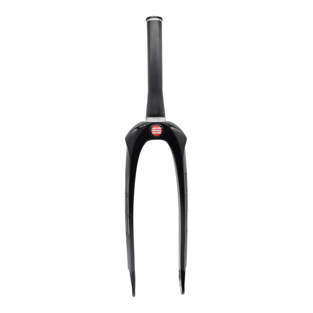 Syndyt SPP Supersized Ultra-High Modulus Carbon Fiber Pro Forks - Black Alloy (24 inch) - Fork Offset: 32 mm, 1‑1/8″ steerer tapering to 1.5″ - Alloy Steerer Extruded and CNC‑Machined