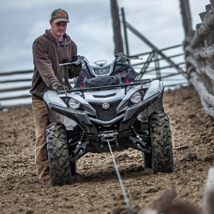 WARN VRX 35-S Powersport Winch – 3,500 lb Pulling Capacity, Synthetic Rope, Sealed Motor, All-Metal Gear Train, IP68 Waterproof Design for ATV/UTV Recovery, Trail Riding & Utility Work