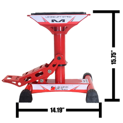 Matrix Concepts LS1 Lift Stand with 500 lbs Capacity for Dirt Bikes (Red)