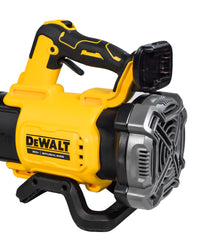 DEWALT 20V MAX* XR Cordless Leaf Blower, 125-MPH, 450-CFM, Brushless, Handheld, with 5.0Ah Battery & Charger, Variable Speed, Low Noise ) - Powerful Debris Clearing for Lawn and Yard (DCBL722P1)