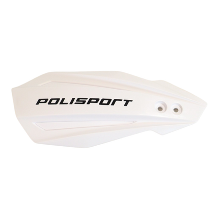 Polisport Motocross (MX) Bullit Handguards for Yamaha YZ, YZF, WR (2026+) Dirt Bikes - High-Impact Resistant Technical Plastic with UV Protection, Dual Mounting Systems, OEM-Style Precise Fit - White