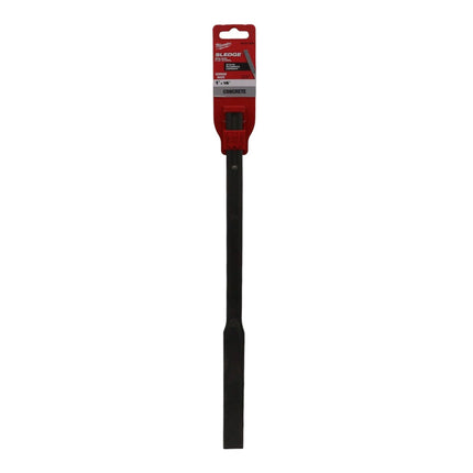 Milwaukee 48-62-4252 1 in. x 16 in. SDS-MAX SLEDGE Flat Chisel, Self-Sharpening Hammer Chisel with Reinforced Edges