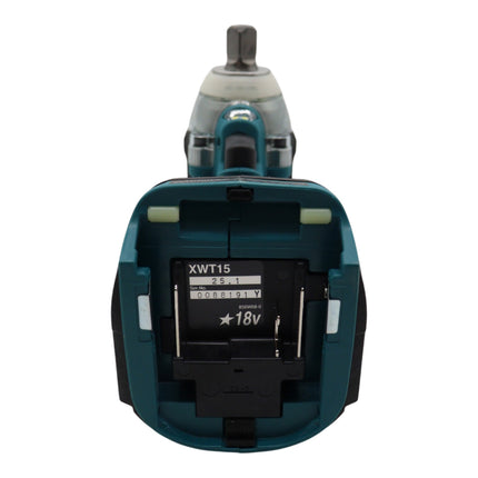 Makita XWT15T 18V LXT Brushless Cordless 1/2" High-Torque Impact Wrench Kit, 1,330 ft-lbs Nut-Busting Torque, 740 ft-lbs Fastening Torque, 4-Speed Power Selection, 2 Batteries, Charger and Bag